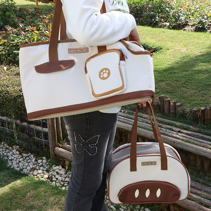 Folding Dog Diaper Bag Cat Space Capsule