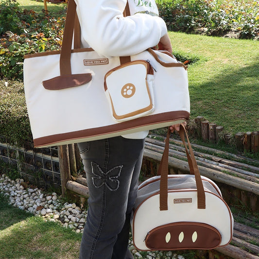 Folding Dog Diaper Bag Cat Space Capsule