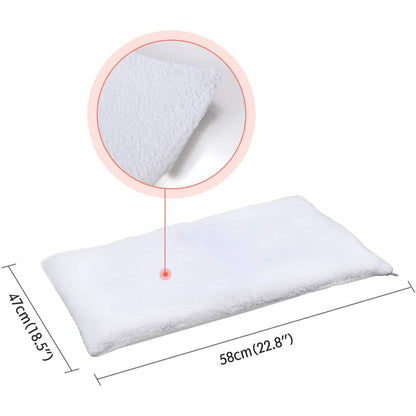 Dog Bed Pet Cushion Mat Self-heating Cat Dog Bed Blanket Microwave