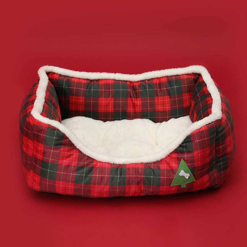 Animals Christmas Sofa Dog Beds Waterproof Bottom Soft Pure