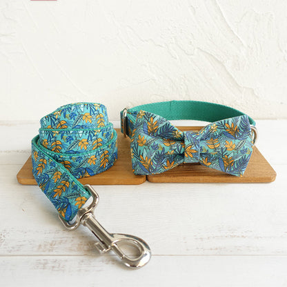 Dog collar pull rope leash