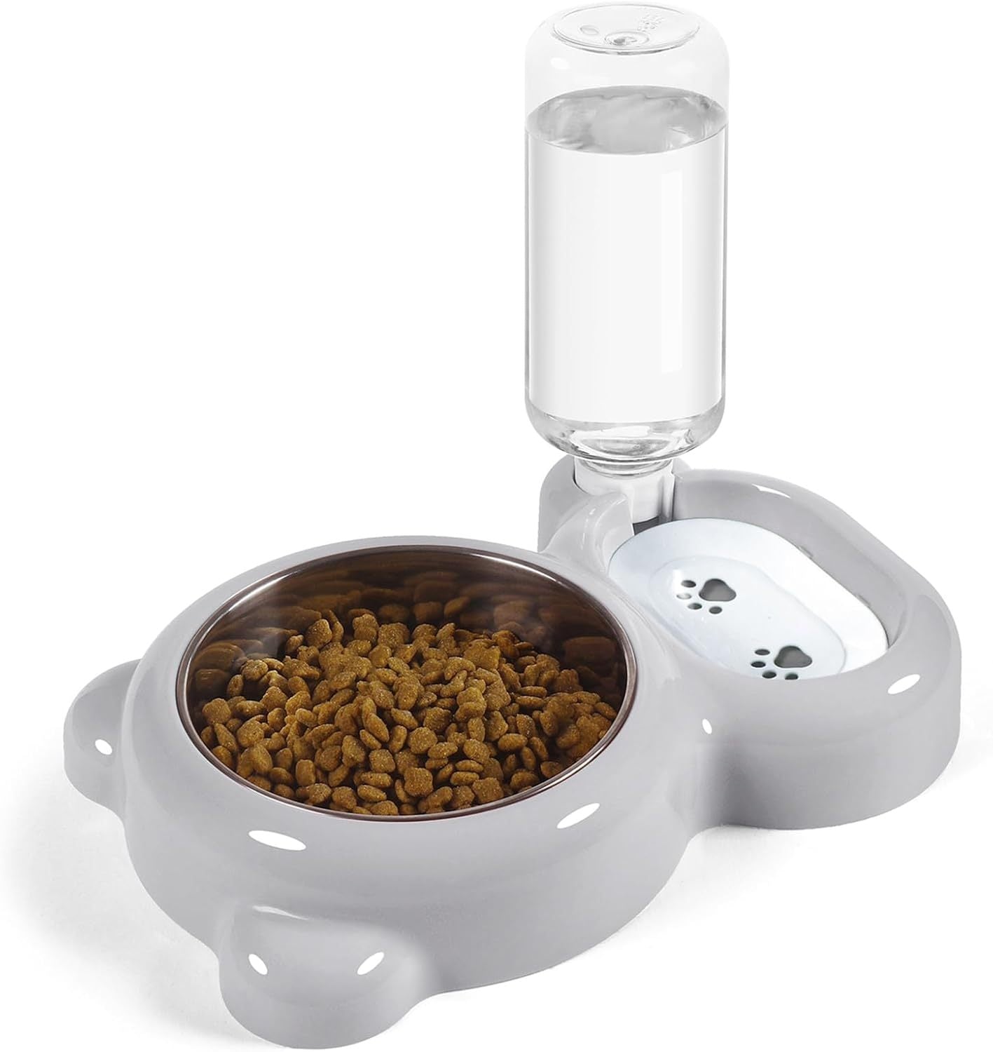 Dog Bowls Cat Food And Water Bowl Set With Water Dispenser