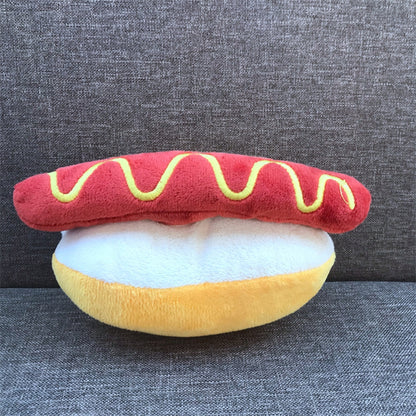 Food Series Bite Resistant Dog Pet Sound Plush Toy