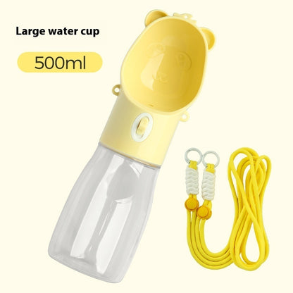 2 In 1 Portable Dog Water Bottle Drinking Bowl