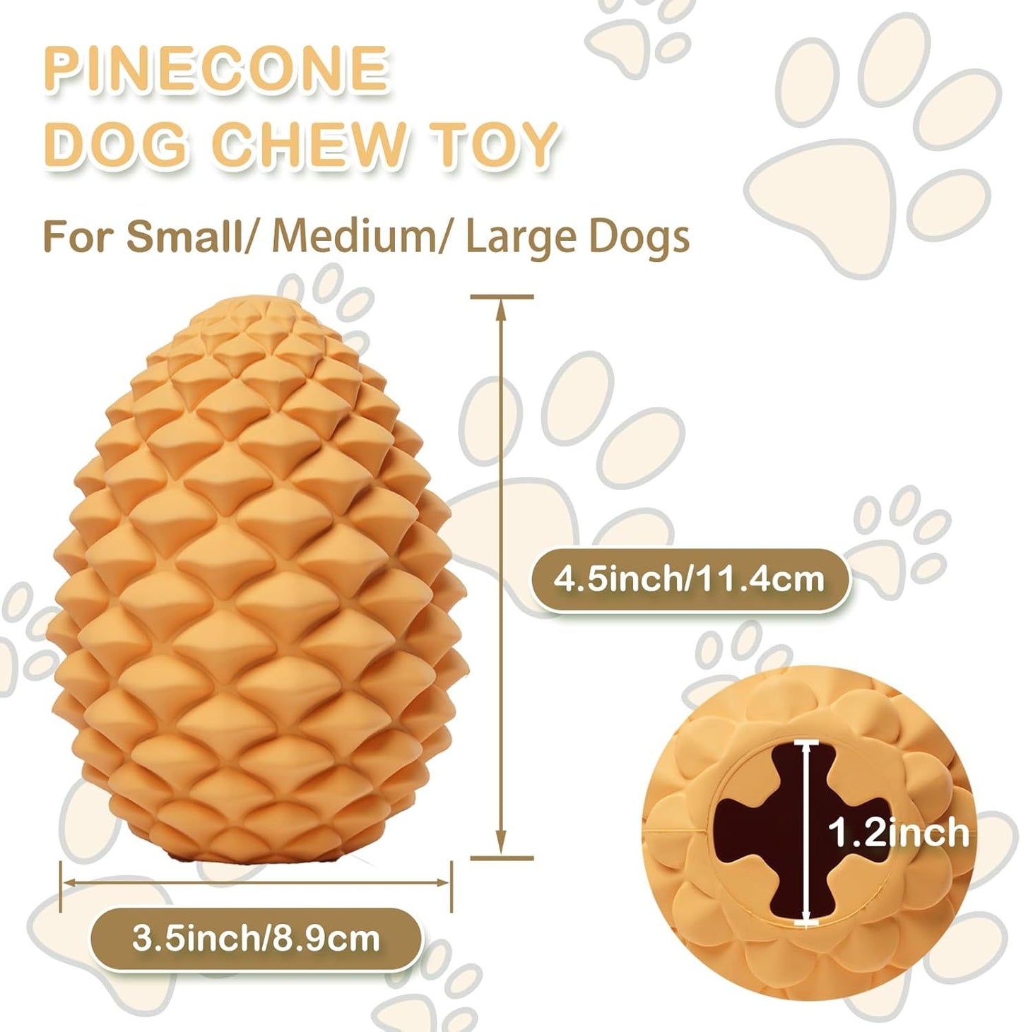 Pine Cone Tough Dog Toys For Aggressive Chewers