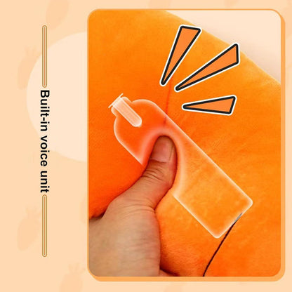 Cute Carrot With Soft Squeaker Carrot Shape Pet Plush Toy