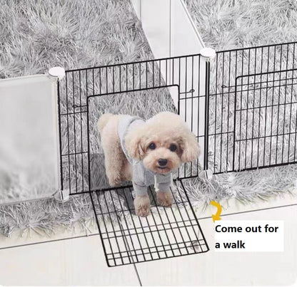 Dog Pen Indoor Dog Cage Small Medium Dog Home Isolation Cage