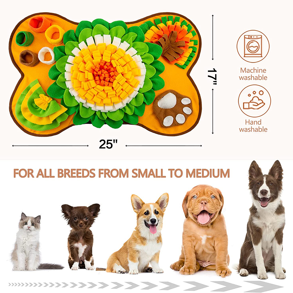 Large Snuffle Mat For Dogs Pet Interactive Training And Stress Relief