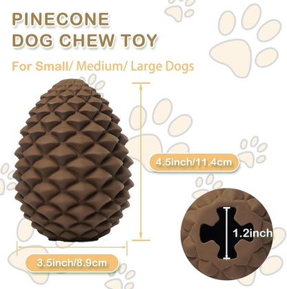 Pine Cone Tough Dog Toys For Aggressive Chewers