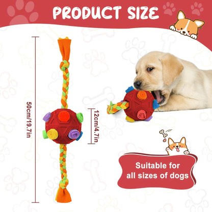 Pet Sniffing Ball Dog Puzzle IQ Training Bite Resistant Pet Supplies