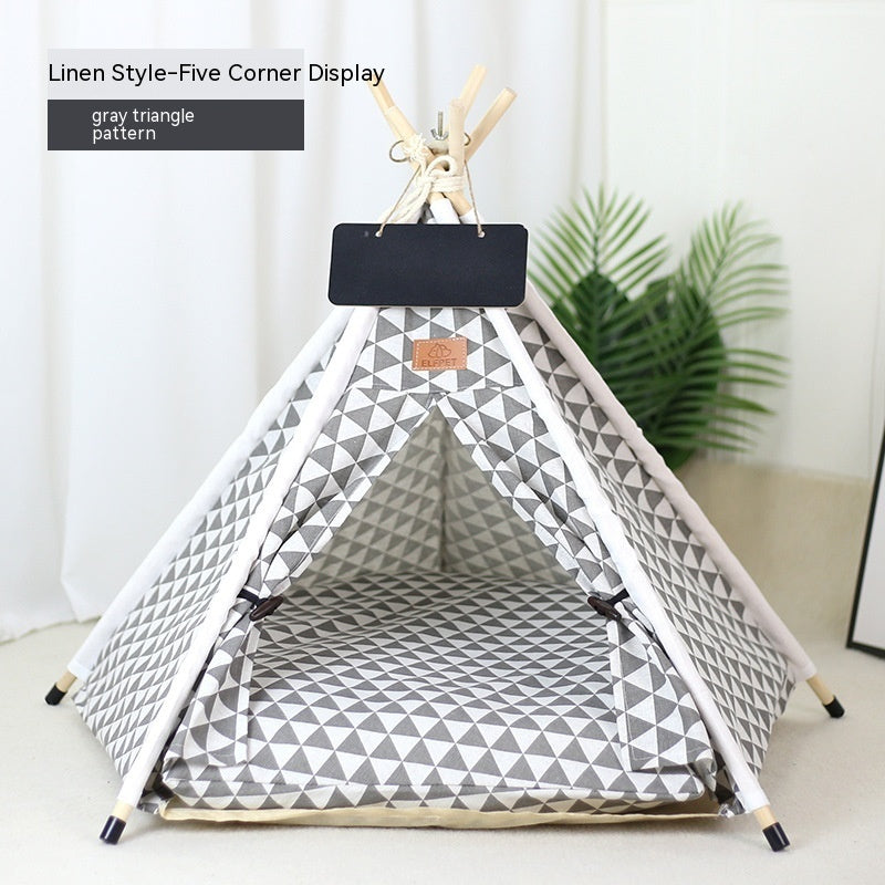 Pet Tent Cat House Removable And Washable Kennel Cat