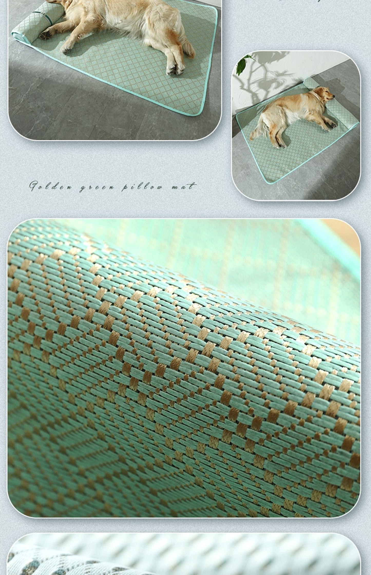 Dog Mat Kennel Summer Pet Mat Large Dog