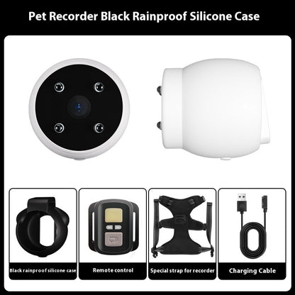 Pets Recorder Pet Tracker Collar Dogs And Cats Viewing Angle Motion