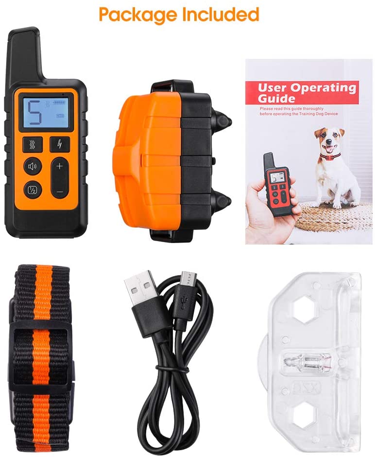 Dog Training Collar Rechargeable Remote Control