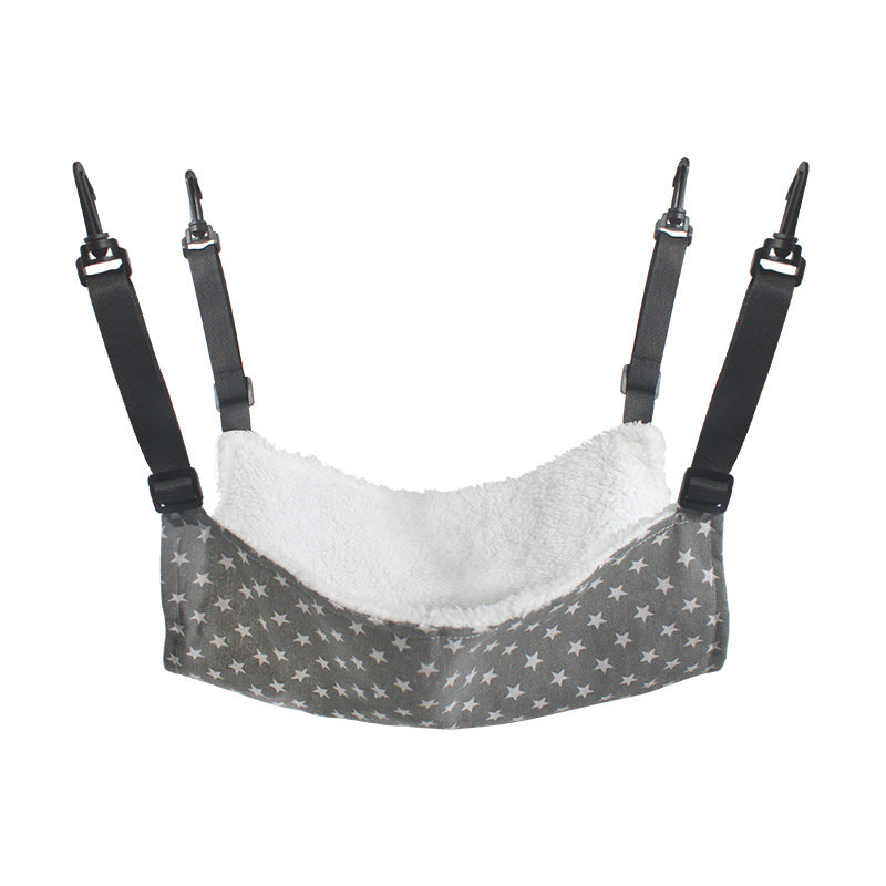 Lamb Fleece Cat Hanging Beds Pets Cage Hammock Bed
