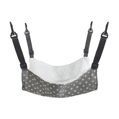 Lamb Fleece Cat Hanging Beds Pets Cage Hammock Bed