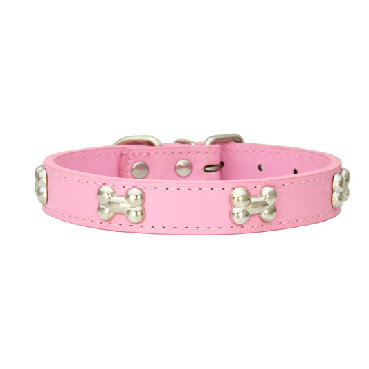 New Product Pet Supplies Collar PU Leather Dog Leash Accessories