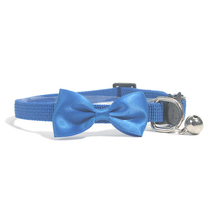 Pet Bow Collar Nylon Ribbon Multi-color Adjustable