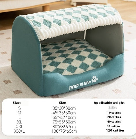 Small Dog Three-dimensional Bear Curved Room Kennel