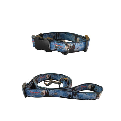 Pet Dog Print Leash Chest Harness