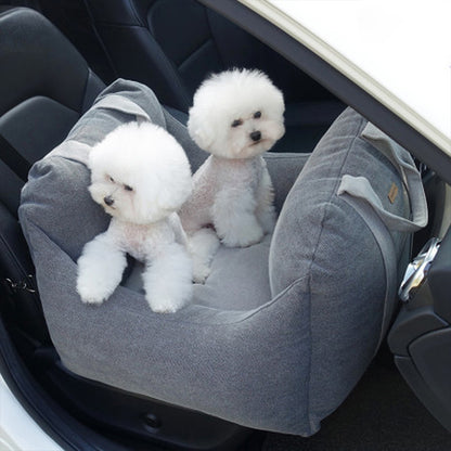 Pet Dog Car Carrier Seat Waterproof Basket Portable Car Seat