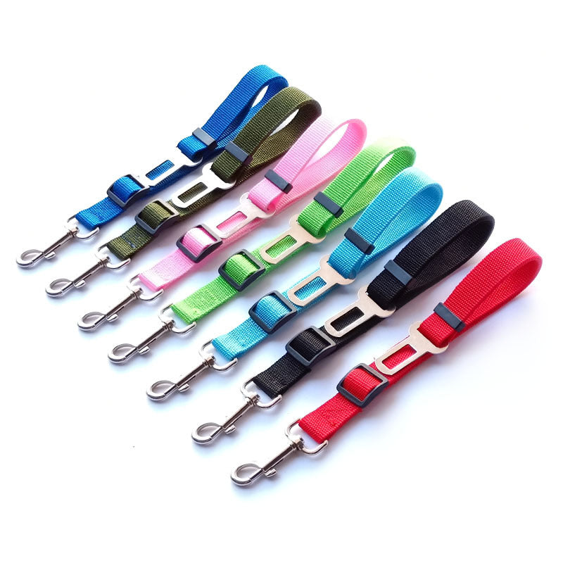 Car Pet Dog Safety Belt Leash Hand Holding Rope Retractable
