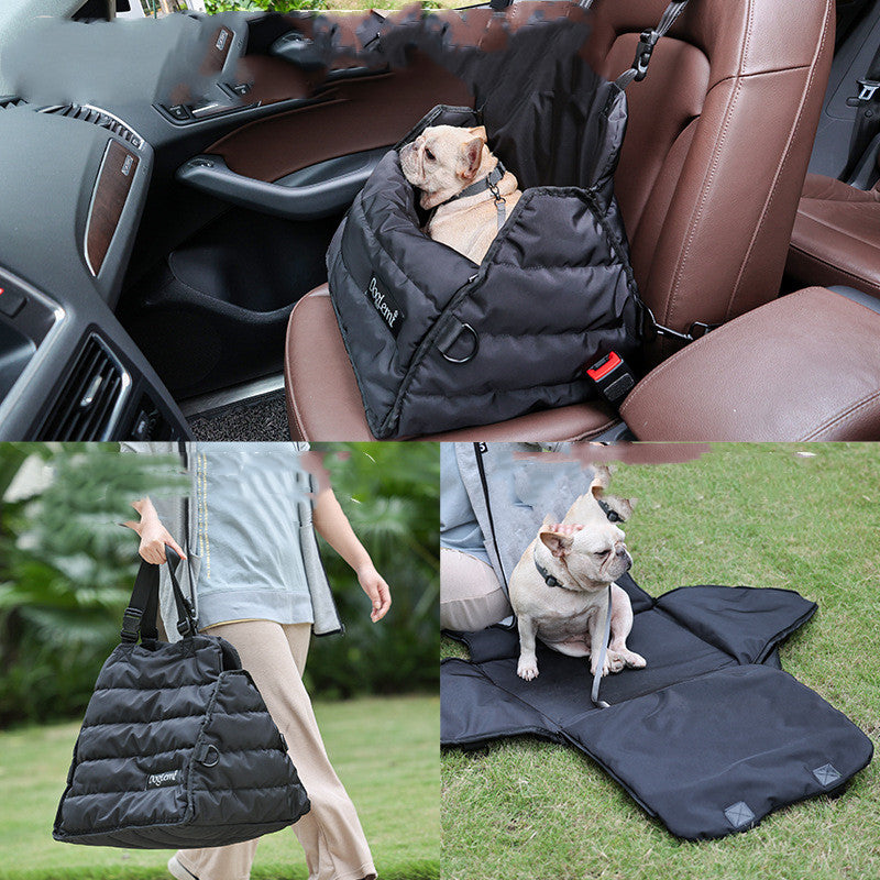 Pet Car Bag Car Front And Rear Seat Dog Car Pad Multi-functional