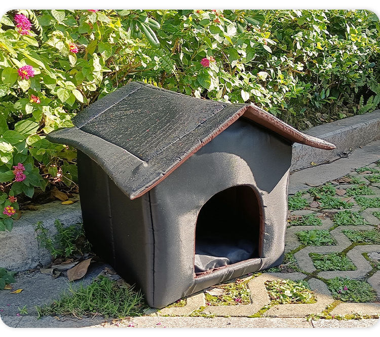 Outdoor Waterproof Shelter For Stray Cats