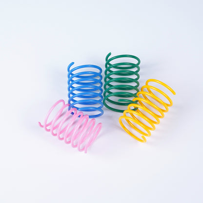 Colorful Plastic Spring Cat Toy Pet Supplies