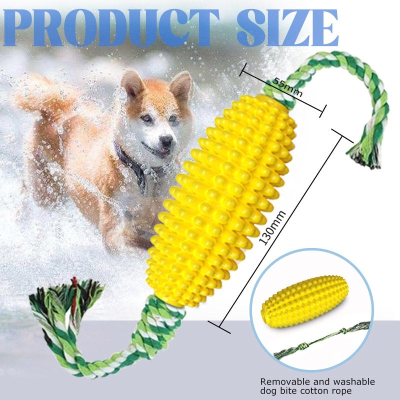 Puppy Toothbrush Clean Teeth Interactive Corn Toys