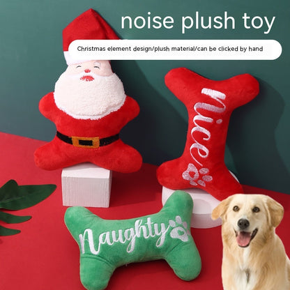 Christmas Dog Plush Sounding Puppy Pets Toy