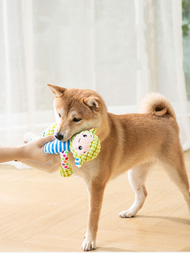 Splicing Plush Small And Medium-sized Dog Training Molar Toys