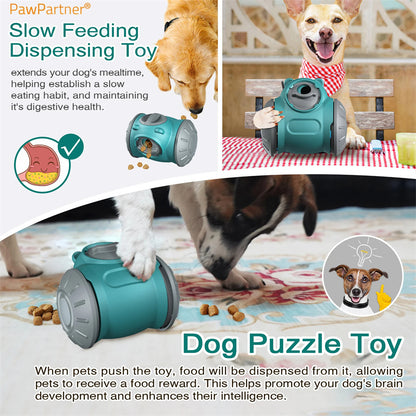 Dog Tumbler Toys Increases Pet IQ Interactive Slow Feeder