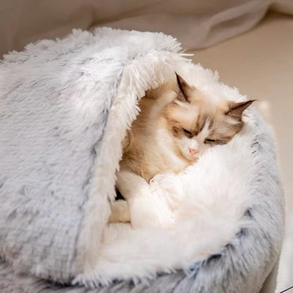 Semi-closed Cat Bed Four Seasons Universal Cover Shell Nest