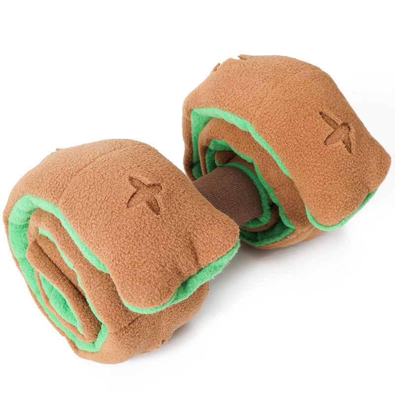 Fashion New Pet Dog Dumbbell Toy