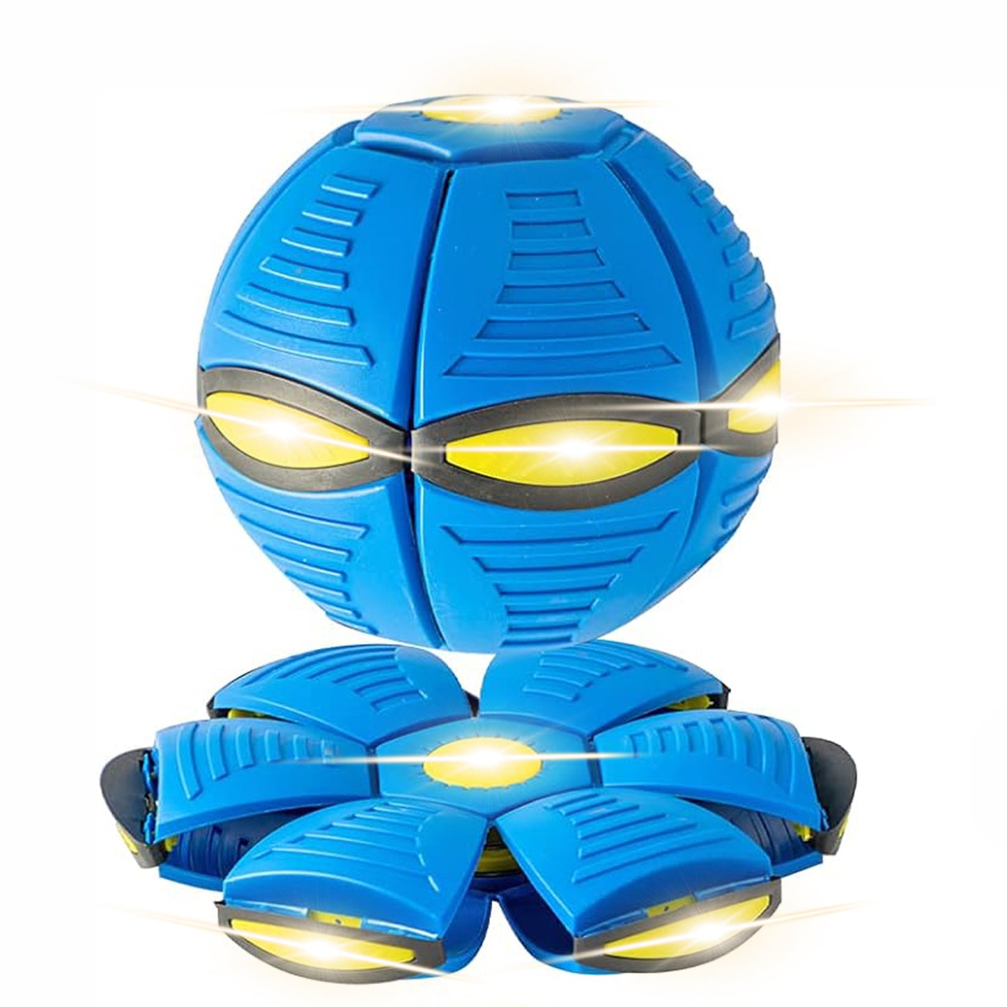 Pet Toy Flying Saucer Ball For Dogs 6 Lights Flying Saucer Ball
