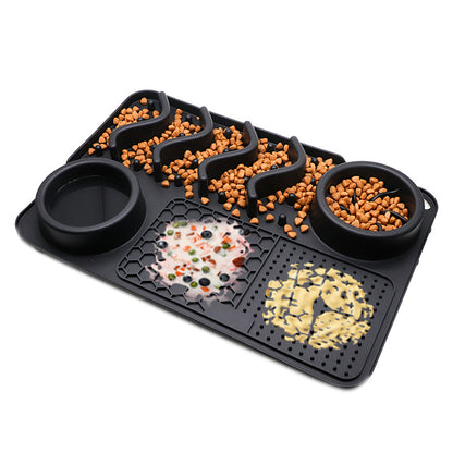 Dog Silicone Licking Pad Pet Licking Mat Silicone Smelling Mat