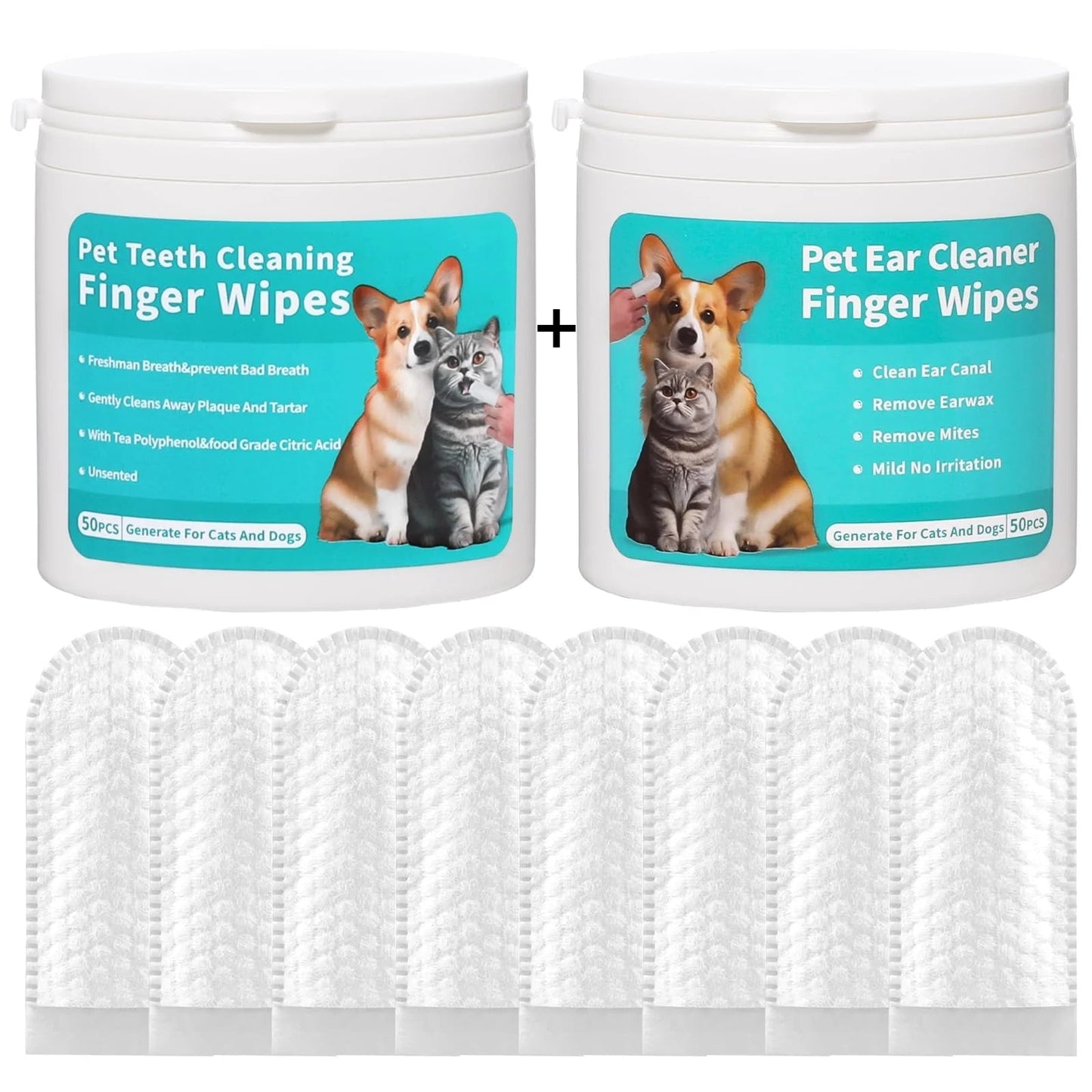Disposable Pet Cleaning Products Teeth Cleaning Wipes