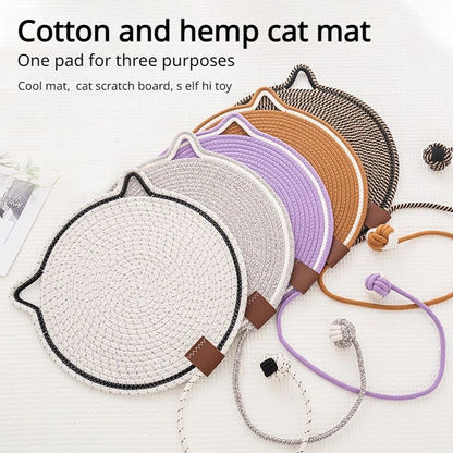 Braided Cotton Rope Cat Claw Mat Self Hi Ball One Piece Sleeping Mat