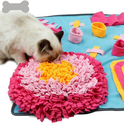 Pet Sniffing Pad Training Blanket Feeding Mat Dog Foraging Skills Toys