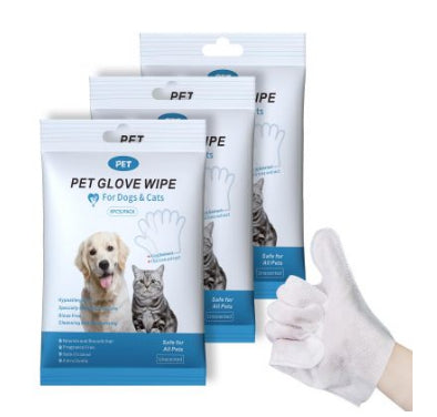 Pet Disposable Gloves Dog Cleaning Dry Cleaning Gloves