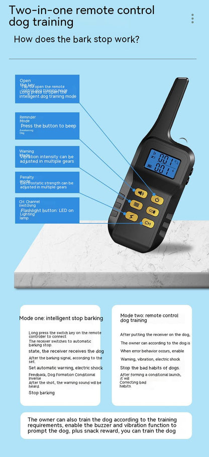 Pet Dog Training Barking Prevention Automatic Bark Stopper