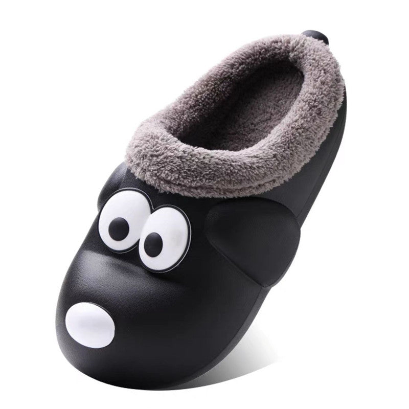 Cute Dog Shoes EVA Winter House Shoes