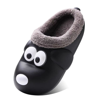 Cute Dog Shoes EVA Winter House Shoes