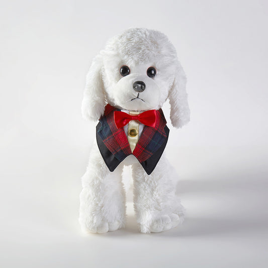 Pet Suit Bow Tie Cat Dog Adjustable Bib Accessories