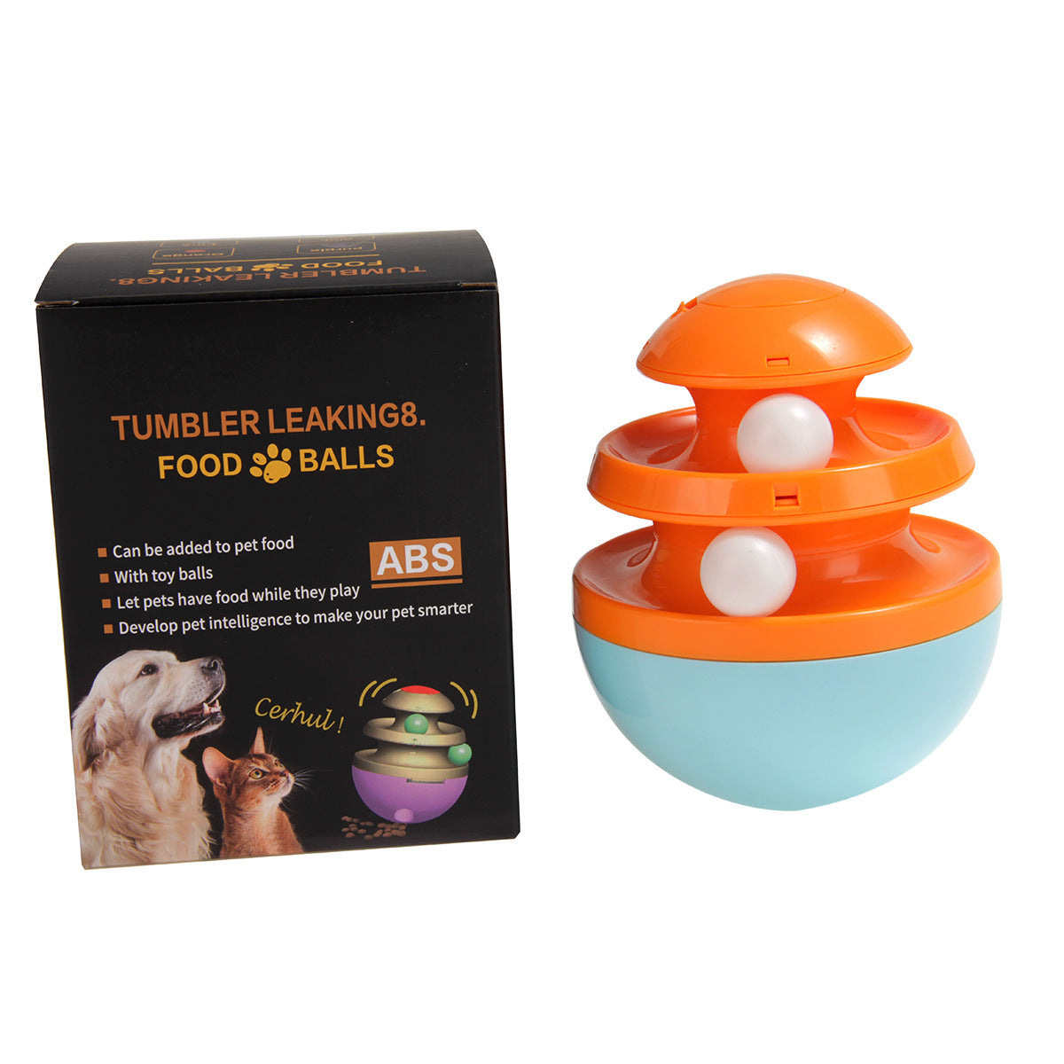 Interactive Dog Cup, Dog Food Dispenser, Leaky Ball