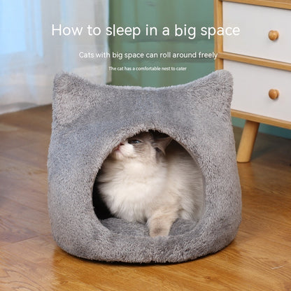 Cute Cat Head Thickened Double-sided Fleece Pad