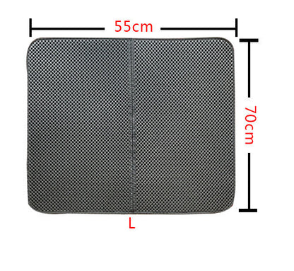 Double Layer Litter Cat Bed Pads Pet Cat Litter Mat Trapping