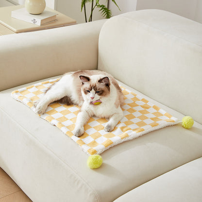 Comfortable Bed For Cats Dogs Plush Pet Blanket Cozy Dog Bed