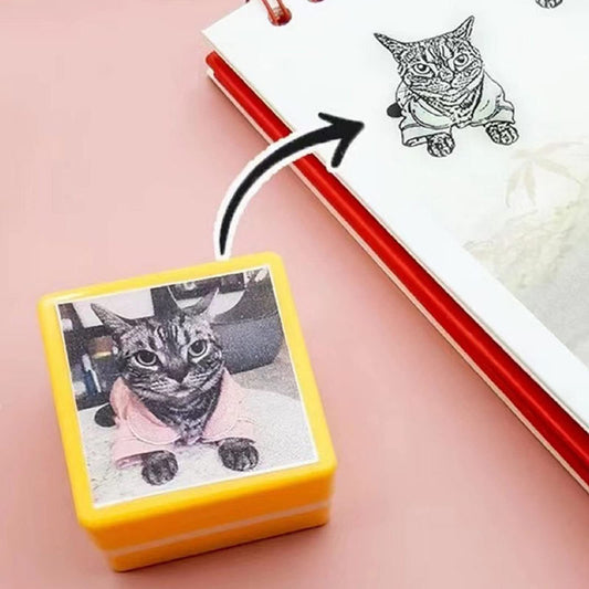 Custom-Made Pet Portrait Stamp DIY For Dog Figure Seal